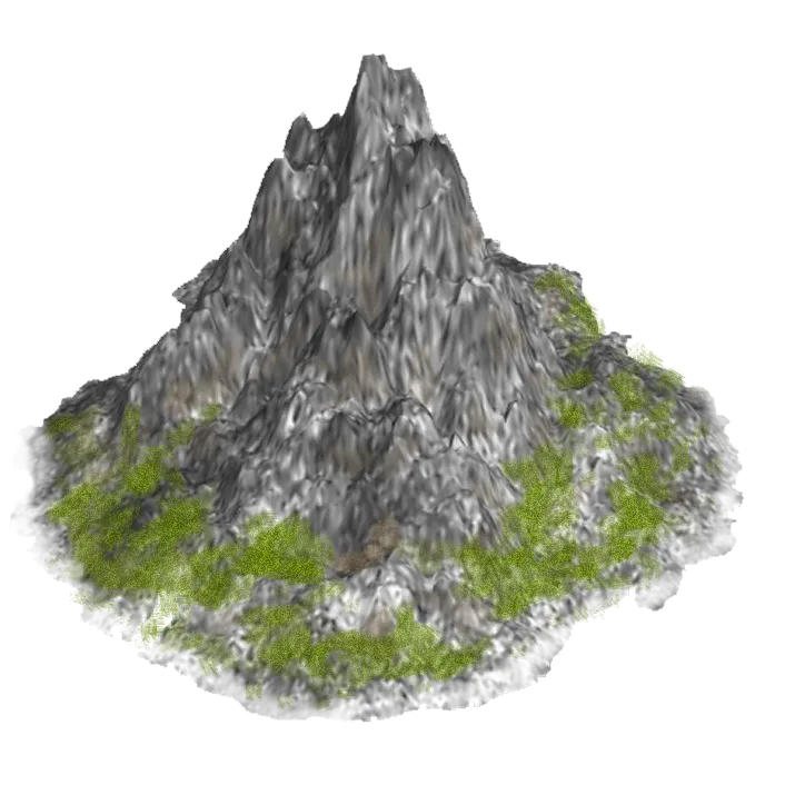 Isometric projection Mountain BMW 5 Series Gran Turismo Brake, mountain, grass, oil, rock png